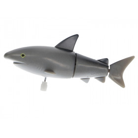 Rex London Wind-up Bath Toy SHARK grey