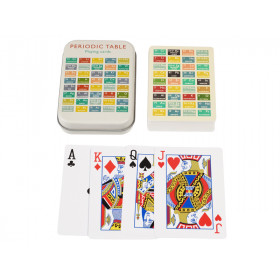 Rex London Playing Cards in a Tin PERIODIC TABLE