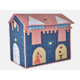 RICE Toy Basket HOUSES Castle L