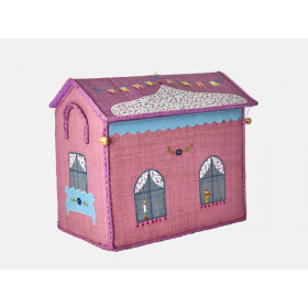 RICE Toy Basket HOUSES CASTLE S