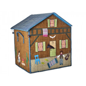 RICE Toy Basket HOUSES Adventure L