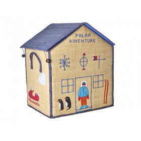 RICE Toy Basket HOUSES ADVENTURE M