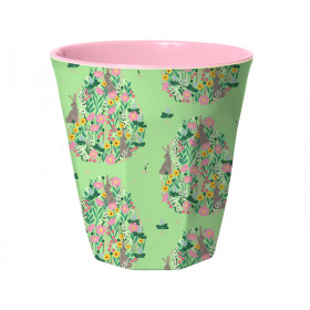 RICE Melamine Cup EASTER BUNNY soft green