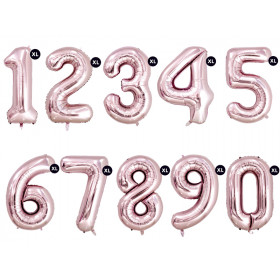 Rico Design XL Birthday Balloon pink