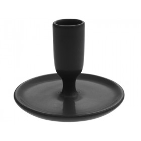 Rico Design Ceramic STEM CANDLE HOLDER M black