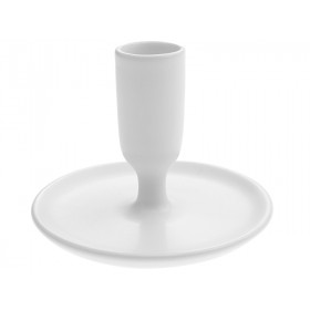 Rico Design Ceramic STEM CANDLE HOLDER M white