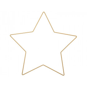 Rico Design Metal STAR Large gold