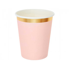 Rico Design 10 Party Paper Cups rose/gold