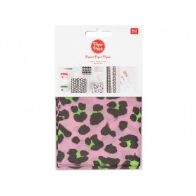 Rico Design Tissue Paper ACID LEO pink/green