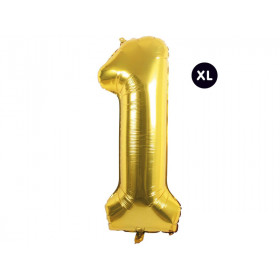 Rico Design XL Birthday Balloon 1 gold