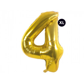 Rico Design XL Birthday Balloon 4 gold