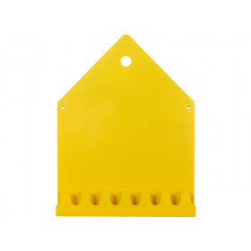 Roommate Magnetic Board & Coat Rack VILLA yellow