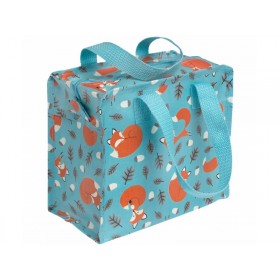 dotcomgiftshop PLASTIC LUNCH BOX WITH PUSH ON LID RUSTY THE FOX DESIGN 
