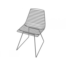 Sebra Me-Sit metal chair dark grey