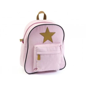 Smallstuff backpack rose leather star large