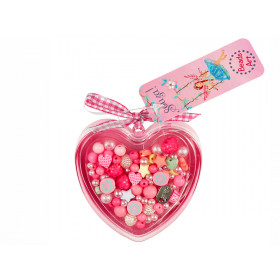 Souza Heart Bead Kit DARLENE Pink