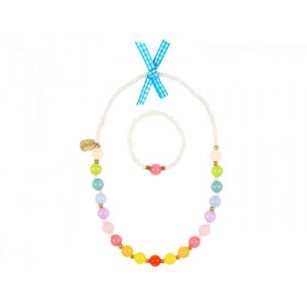Souza Set Necklace & Bracelet EVELIA Rainbow