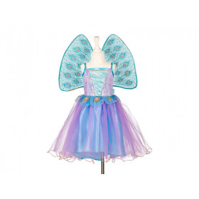 Souza Costume Dress with Wings TAMARA Peacock (3-4 years)