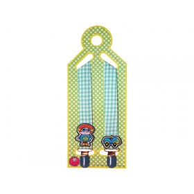 Supersoso Pacifier Towel holder BOY