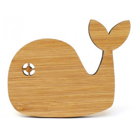 Ted & Tone Wall Hook WHALE natural