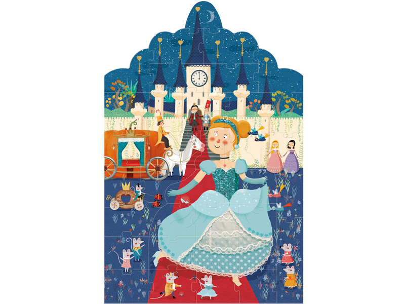 Londji Shape Puzzle My Cinderella 36 Pieces Takatomo De