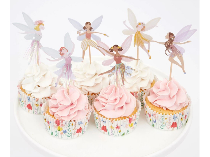 Meri Meri Fairy Cake Toppers (pack Of 7) : Target