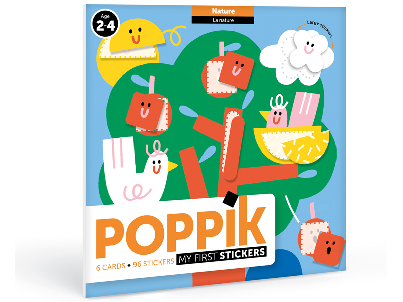 Poster & 1600 Creative stickers | Easy and fun activity | Poppik Stickers