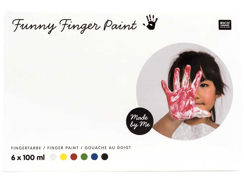 Djeco 6 Finger Paint Tubes - Sweet