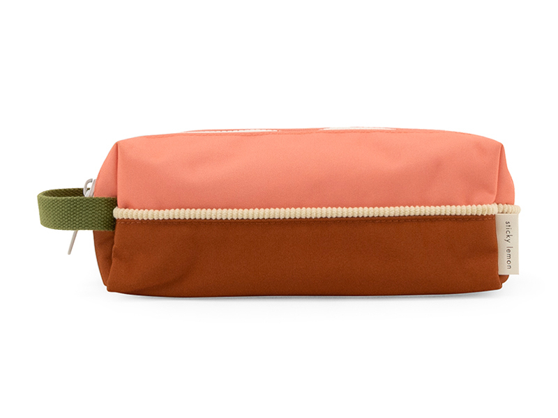 Sticky Lemon Farmhouse Pencil Case, Flower Pink/Willow Brown in 2023